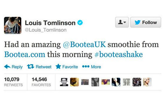 Louis Tomlinson, Bootea Tweet Louis Tomlinson, Bootea Tweet